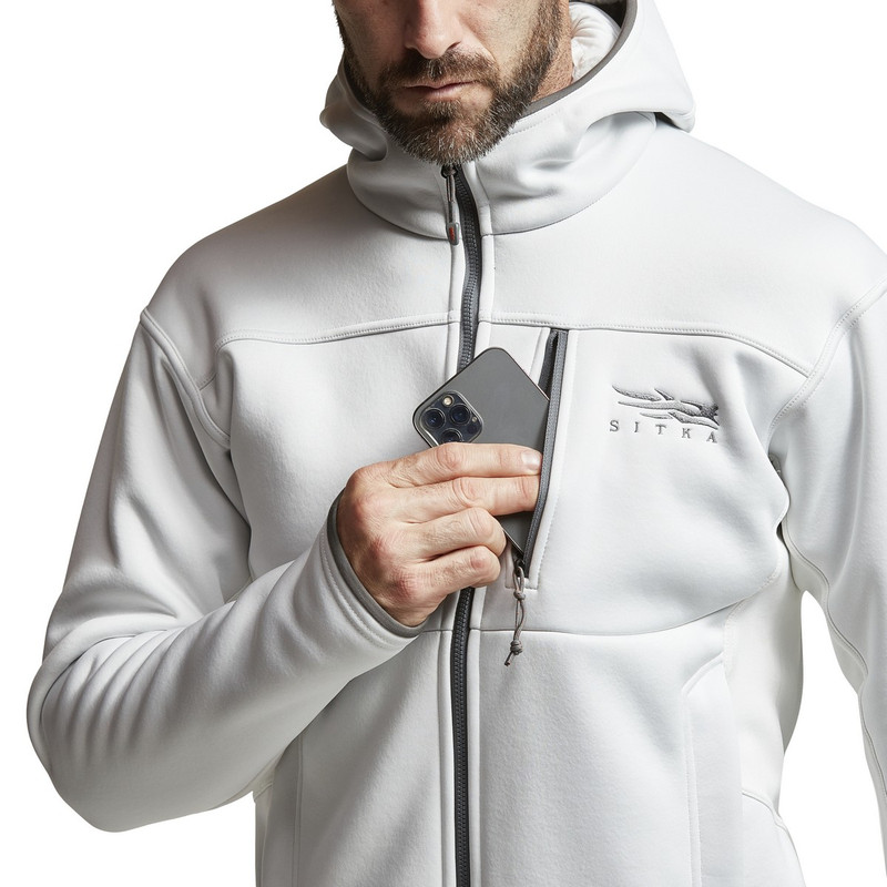 Sitka Traverse Hoody in White Color